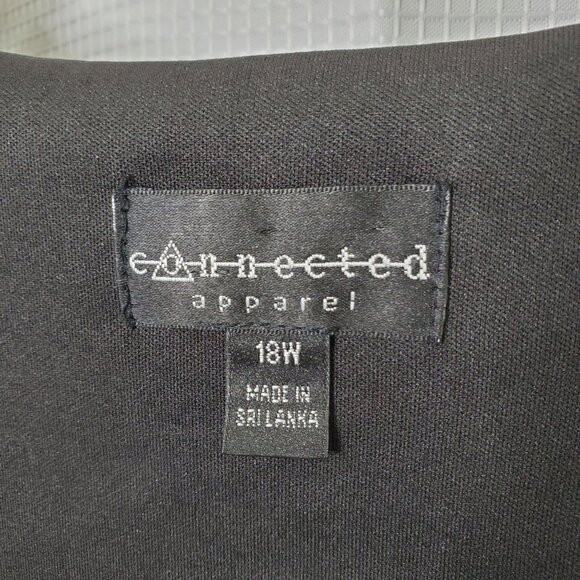 Connected Size 18W Dress Patterned Crisscross Neck Earthy Artifact Print - Picture 4 of 7